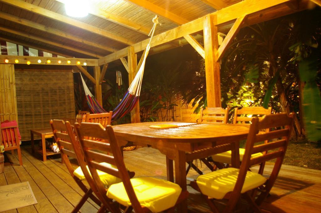 Kaz Creole Aventure Tropicale Insolite, Fibre, Jardin Et Jacuzzi Prives Saint-Francois  Rom bilde